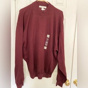 NWT men’s Pronto-Uomo long sleeve crew neck sweater size XXL